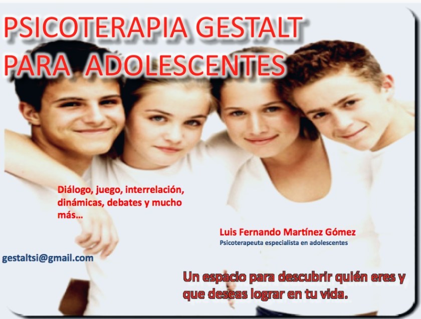 terapia para adolescentes con enfoque Gestalt