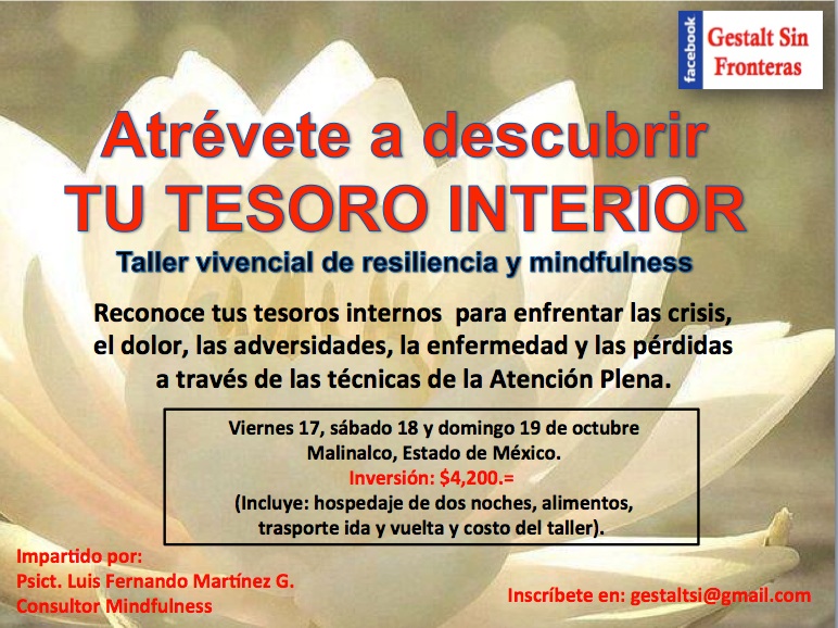 Taller retiro resiliencia y Mindfulness