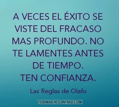 frases sobre lo positivo e fracasar