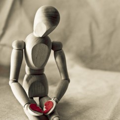 ver un corazón roto